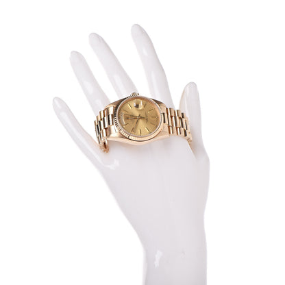 Rolex 18K Yellow Gold 36mm Oyster Perpetual Day-Date Watch Champagne 18038 2 of 6