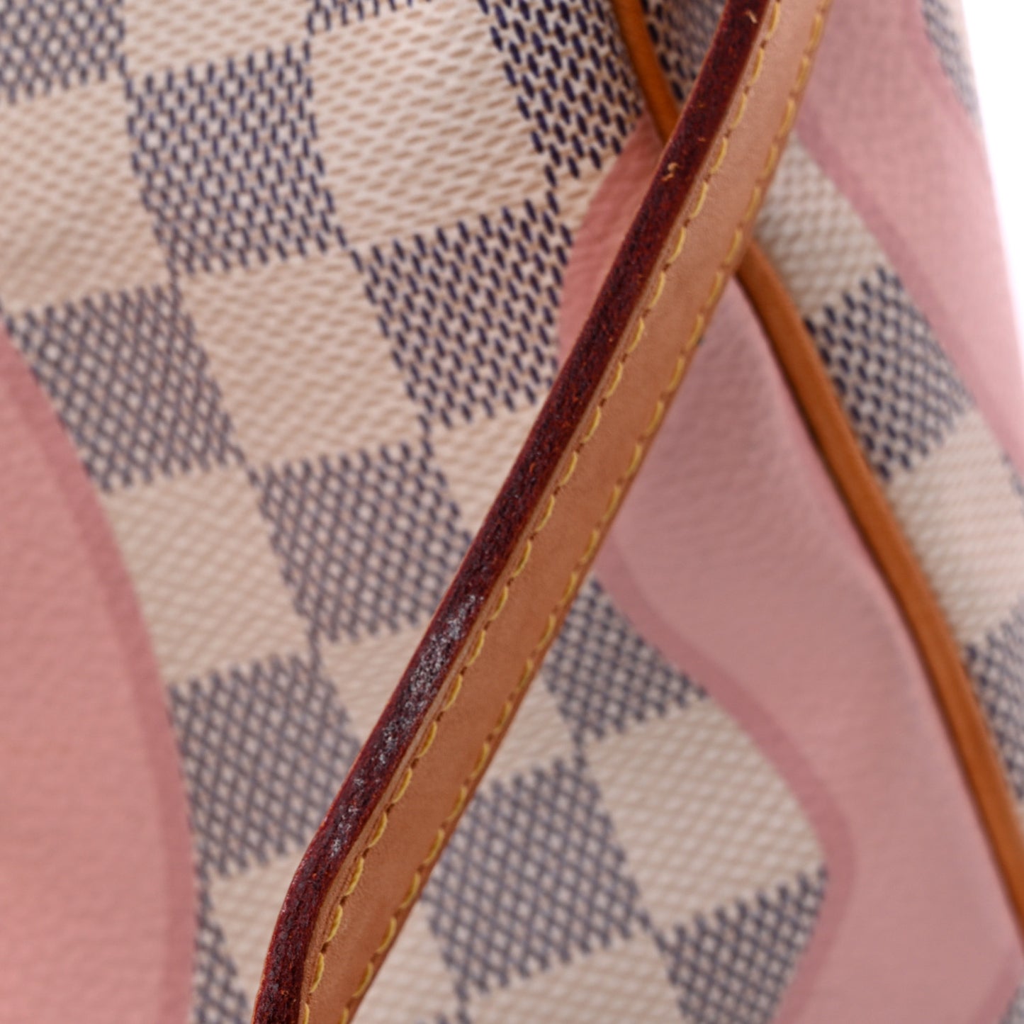 Damier Azur Tahitienne Speedy Bandouliere 30 Rose Ballerine