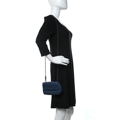 Bottega Veneta Nappa Intrecciato Small Chain Crossbody Denim 3 of 9