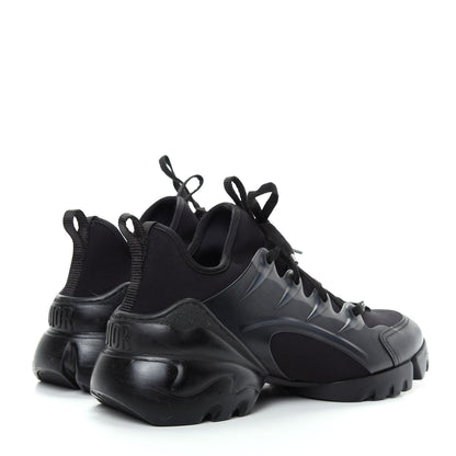 Christian Dior Neoprene Rubber Womens D-Connect Sneakers 39.5 Black 4 of 11