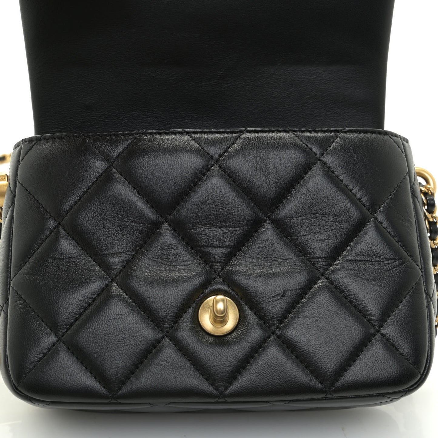 Lambskin Quilted Mini My Perfect Flap Black