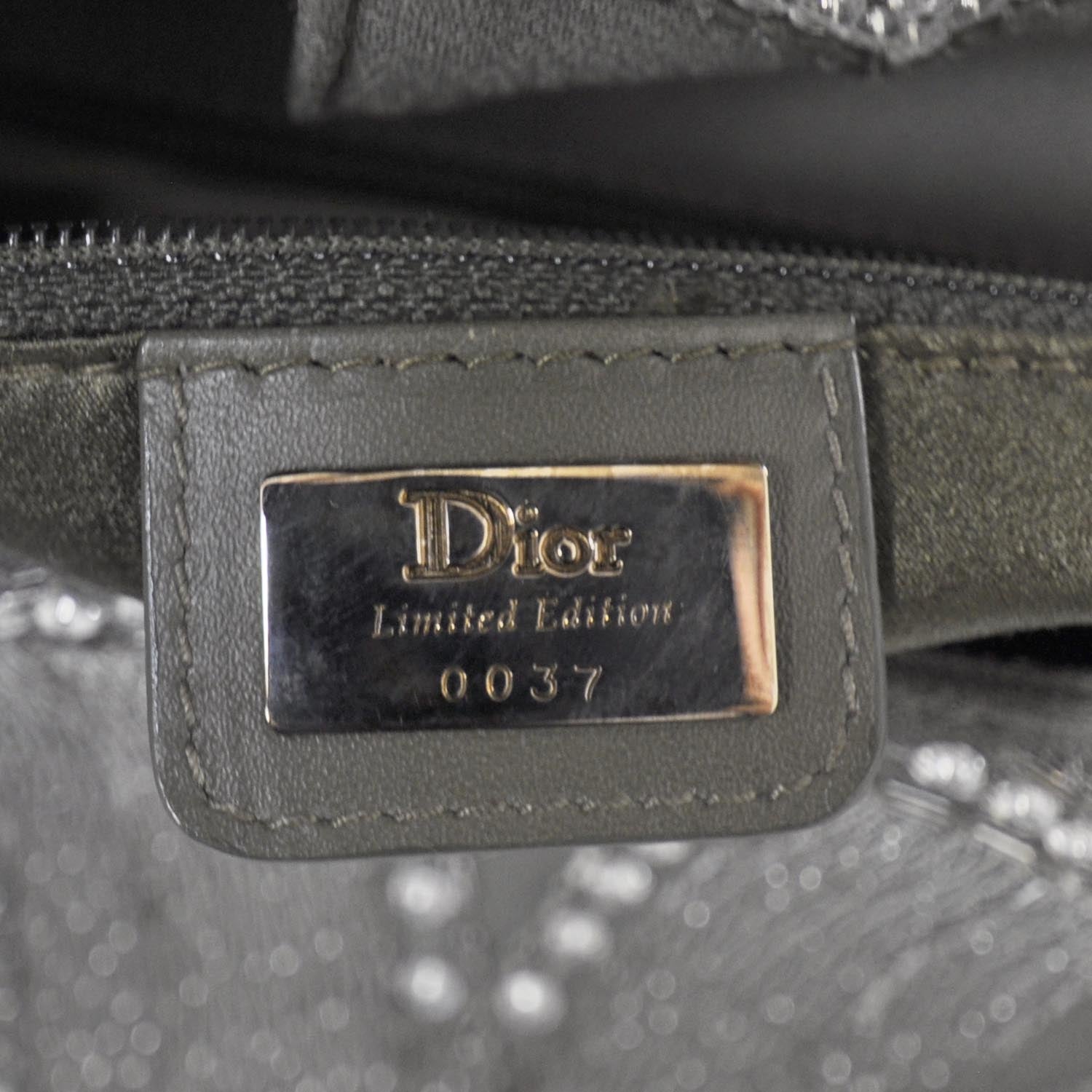 Christian Dior Beaded Sequin Street Chic Columbus Avenue Bag Green 8 of 9