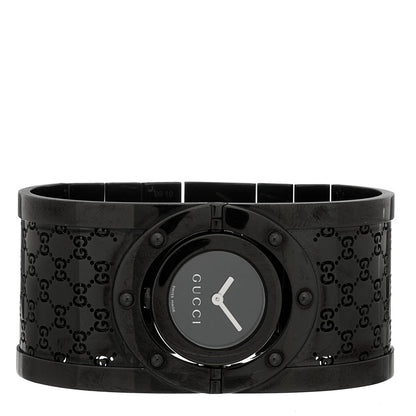 Gucci PVD Stainless Steel 33mm Twirl Quartz Watch Black 2 of 5