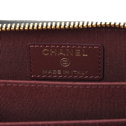 Chanel Caviar Quilted Zip Coin Purse Black 6 of 8