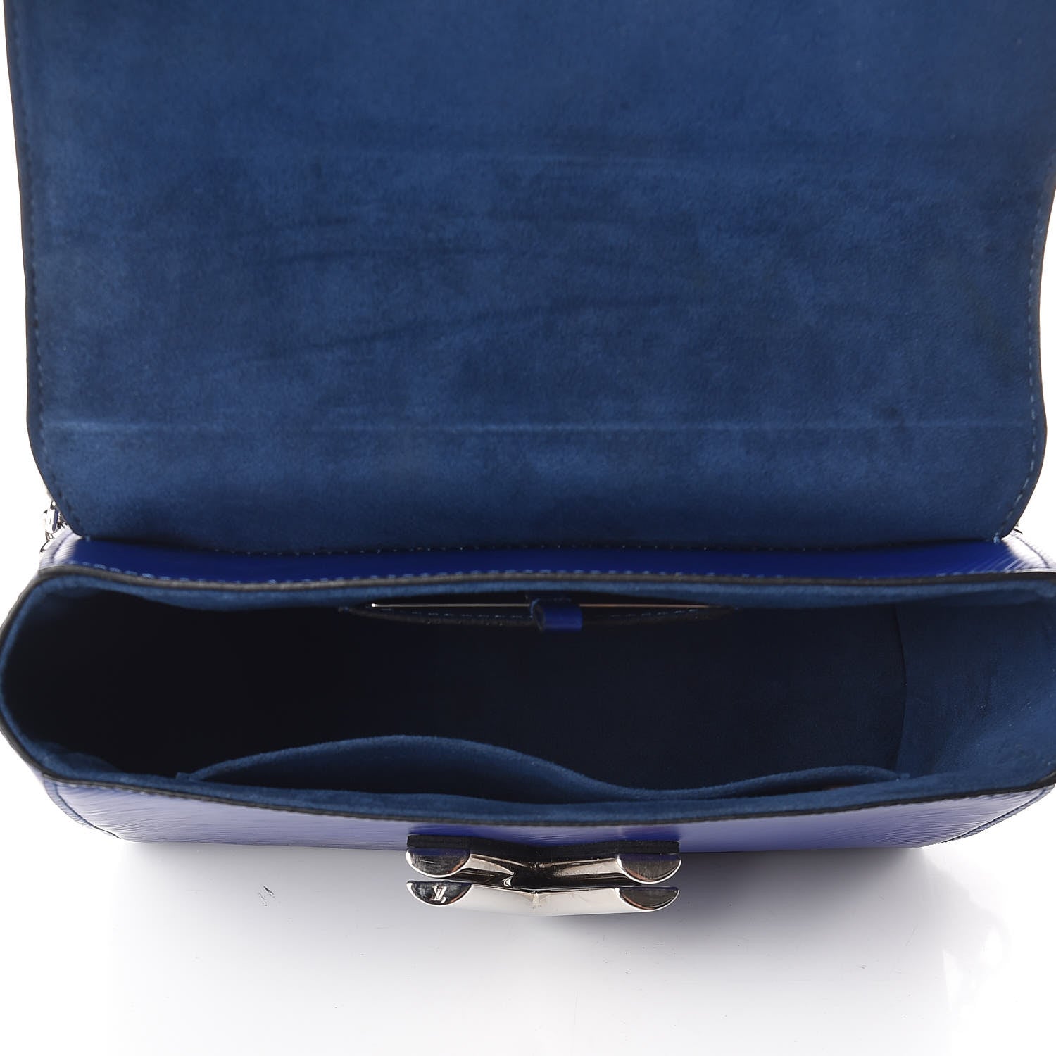 Louis Vuitton Epi Flamingo Twist Shoulder Bag MM Blue 5 of 14