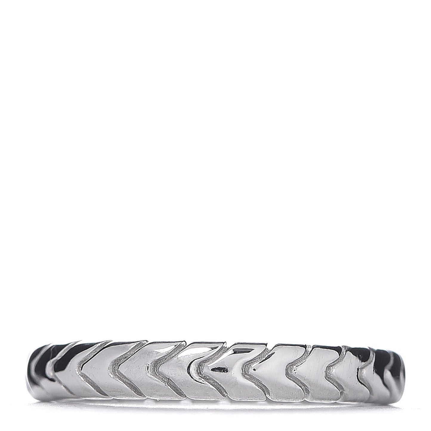 18K White Gold Spiga Wedding Ring 47 4