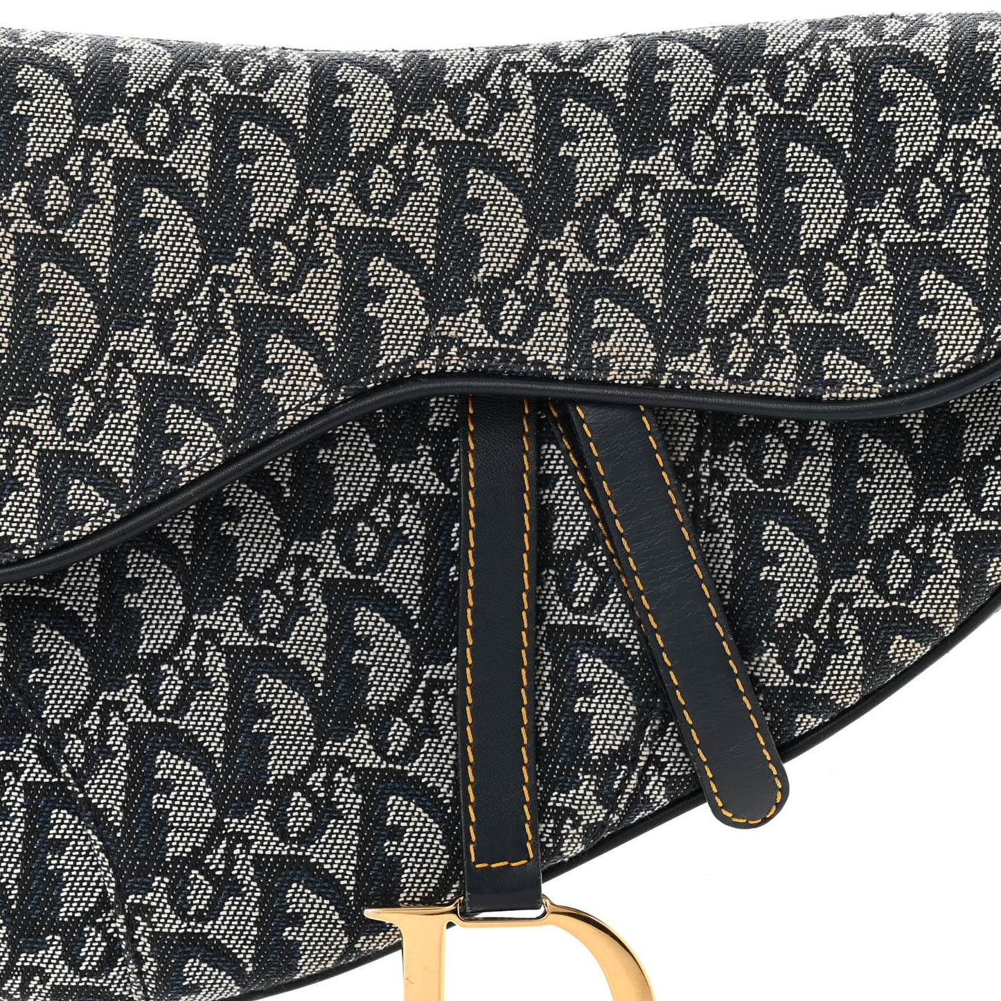 Monogram Saddle Bag Blue