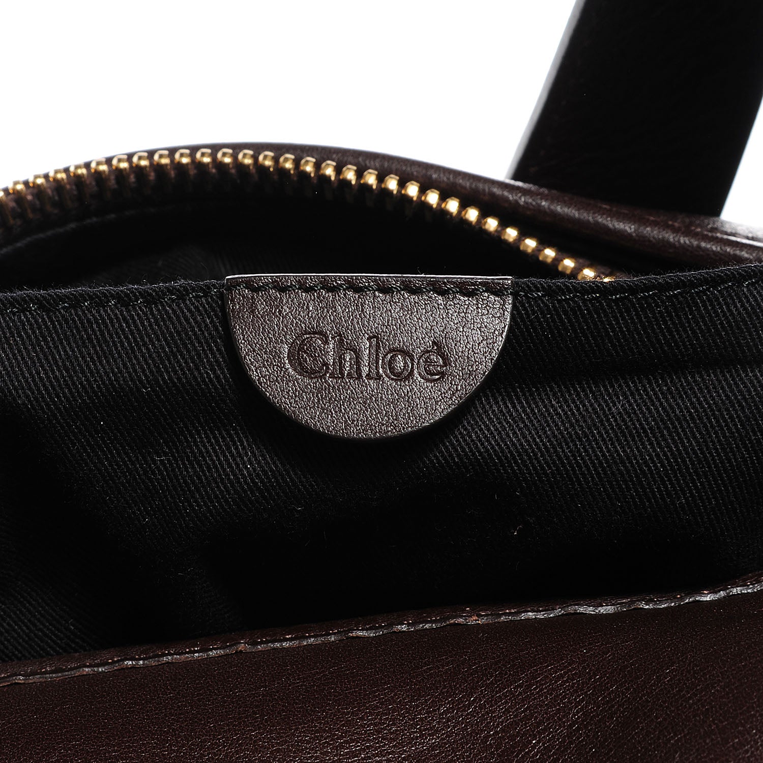 Chloe Calfskin Gabby Bucket Bag Brown 6 of 8
