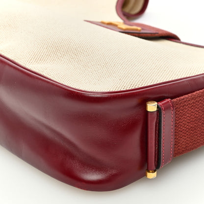 Hermes Toile Sako 32 Natural Rouge H 9 of 10
