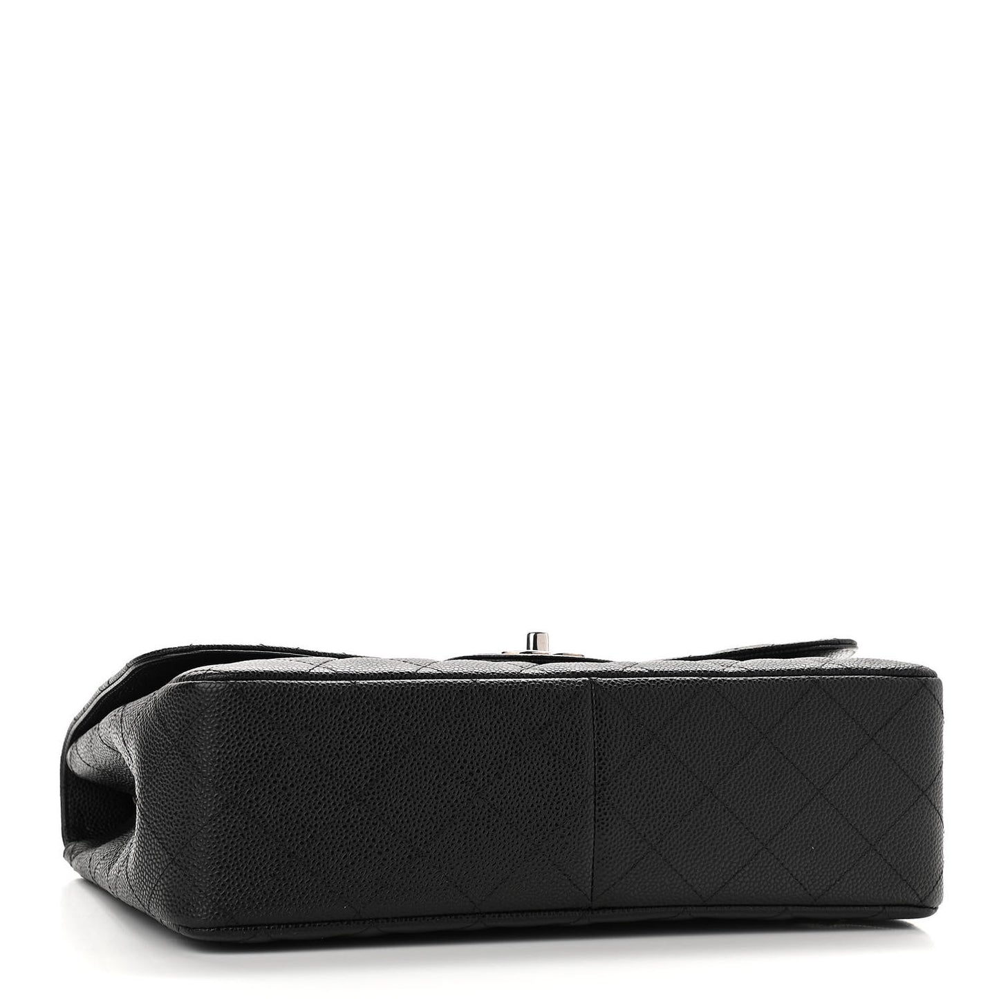 Caviar Quilted Jumbo Single Flap Black