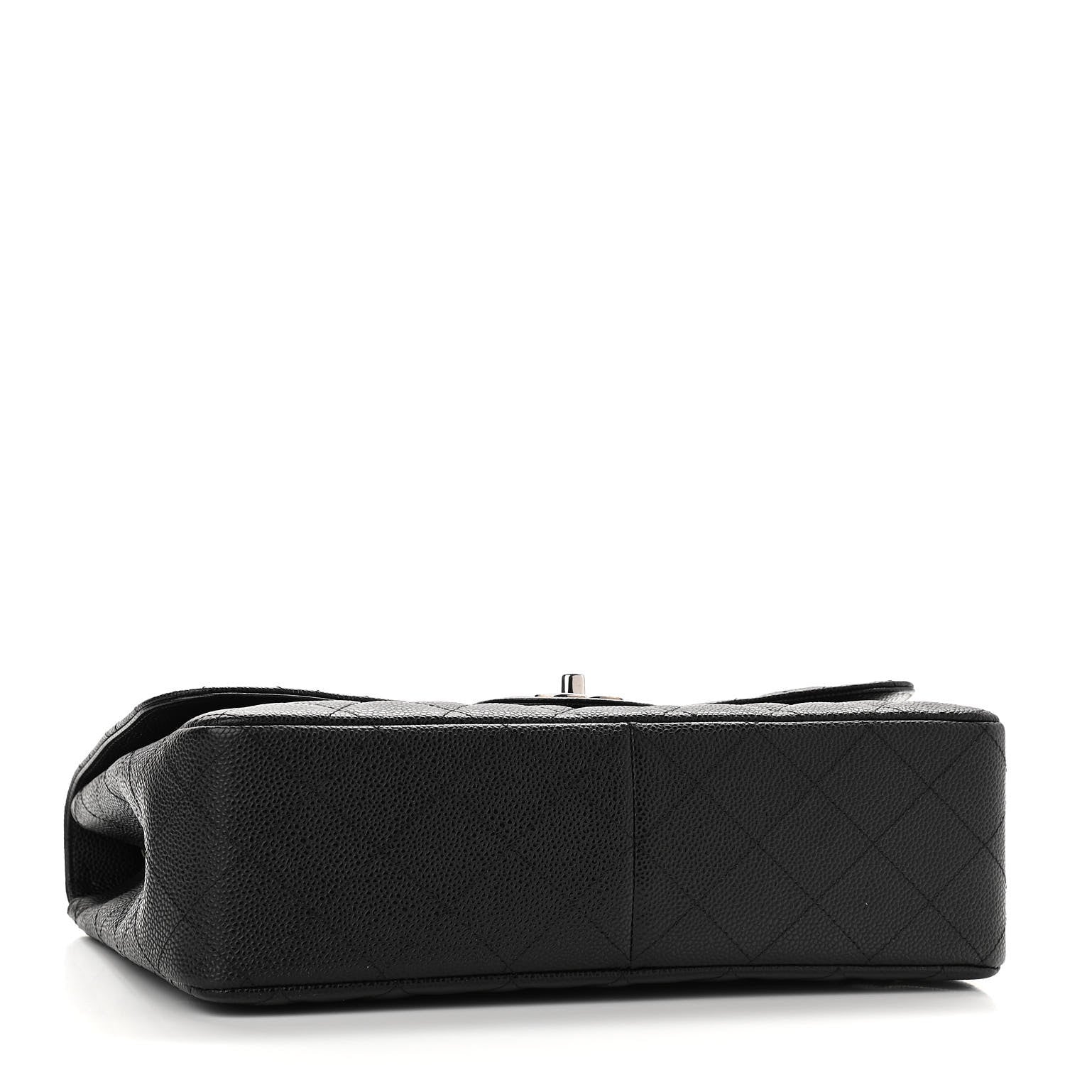 Chanel Caviar Quilted Jumbo Single Flap Black 4 of 12