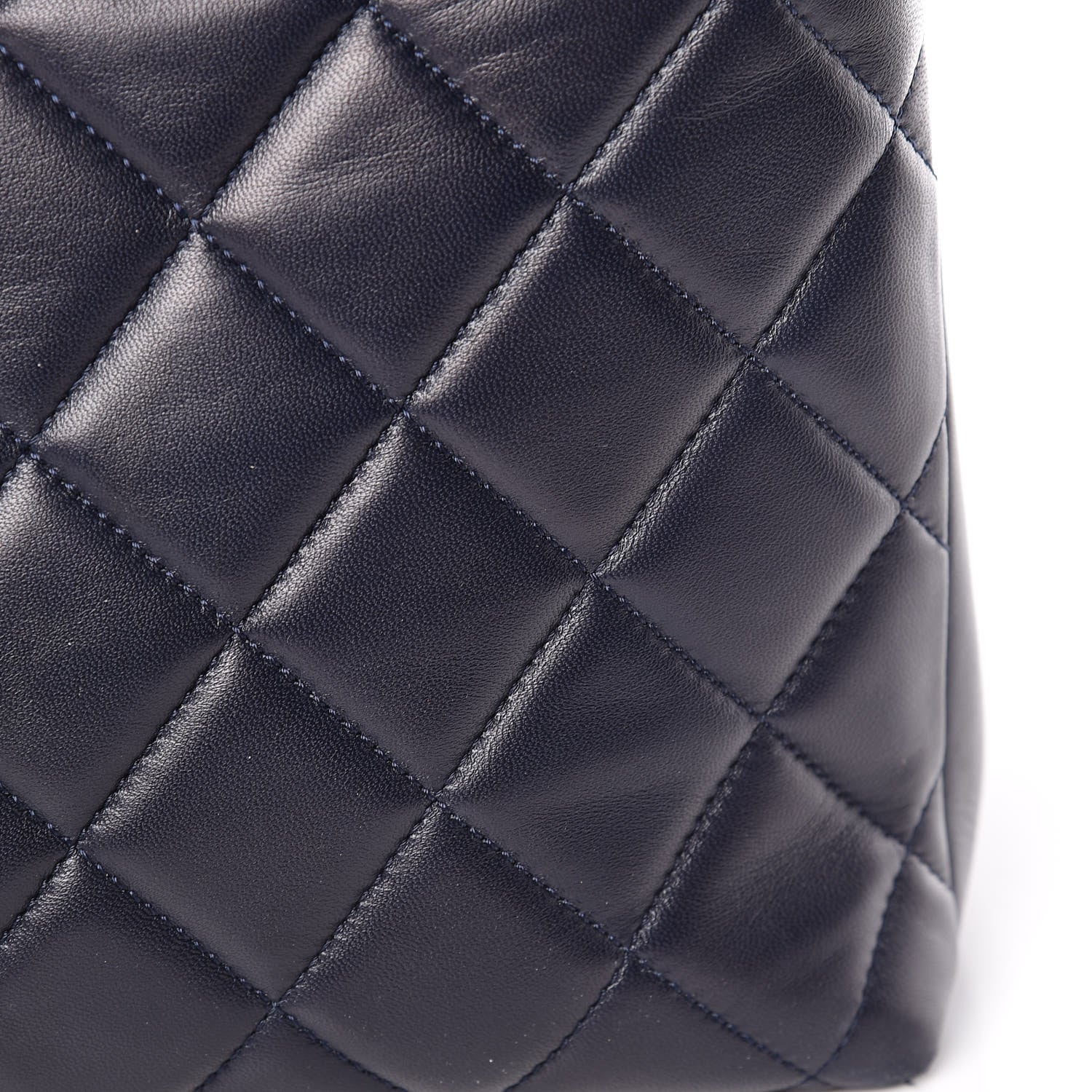 Chanel Lambskin Quilted Trendy CC Tote Navy 15 of 19
