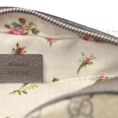 Gucci GG Supreme Monogram Web Neo Vintage Shoulder Bag Beige New Acero Crop 7 of 13