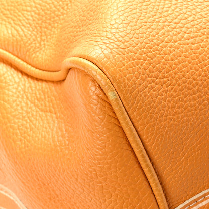 Louis Vuitton Tobago Calfskin Keepall 50 Yellow 8 of 9