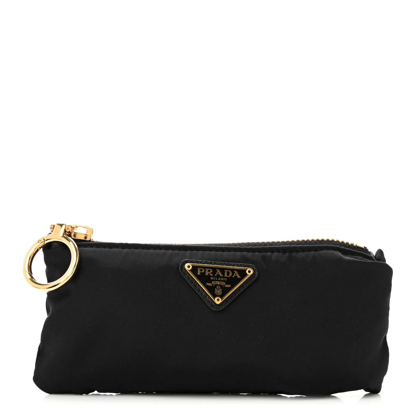 Nylon Vela Reversible Travel Pouch Black Rosso