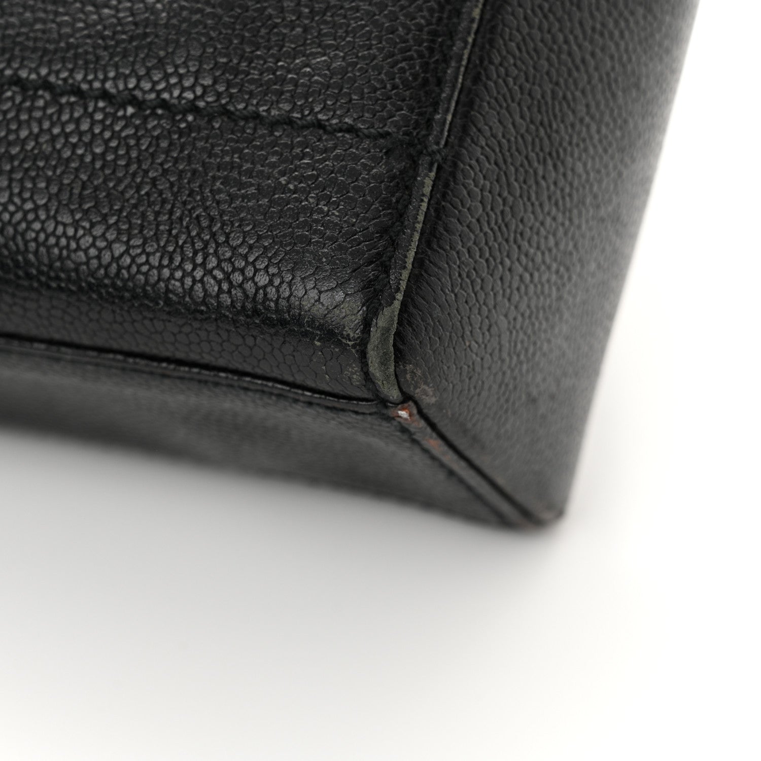 Chanel Caviar Stitched Chocolate Bar Shopping Black 20 of 21