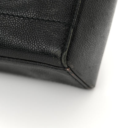 Chanel Caviar Stitched Chocolate Bar Shopping Black 20 of 21