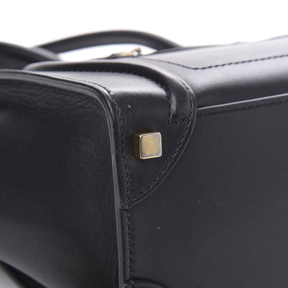 Celine Smooth Calfskin Micro Luggage Black 9 of 20