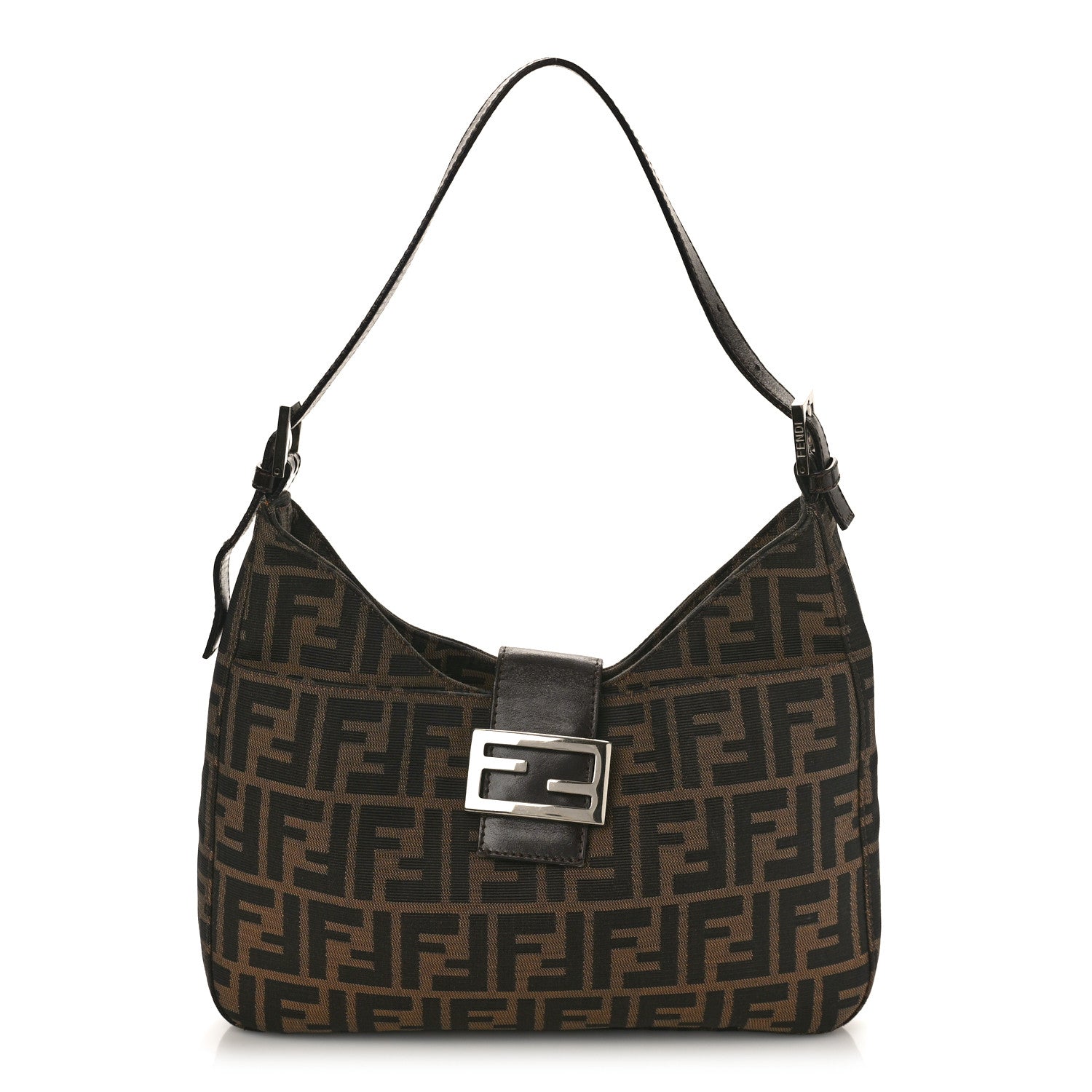 Fendi Zucca Shoulder Bag Tobacco 1 of 11