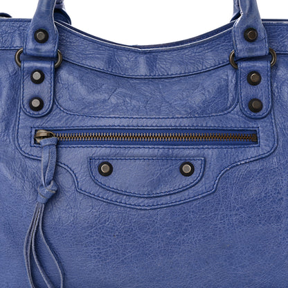 Balenciaga Agneau Classic Hardware City Bleut Bleu Glacier 8 of 10
