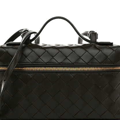Bottega Veneta Calfskin Intrecciato Bang Bang Vanity Case Kaki 8 of 10