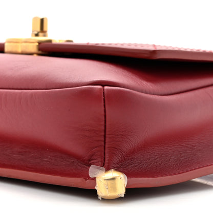 Chanel Calfskin Stitched Flap Red 9 of 10