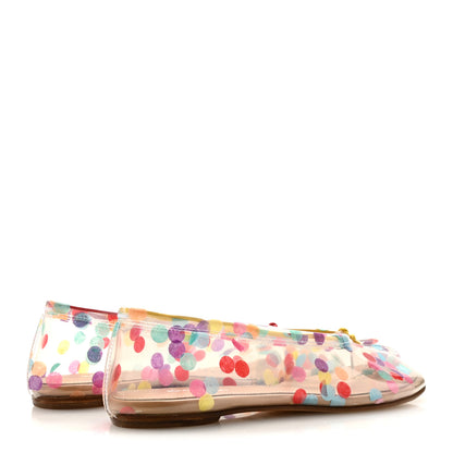 Maison Margiela PVC Confetti Printed Tabi Ballerina Flats 37 Multicolor 5 of 9