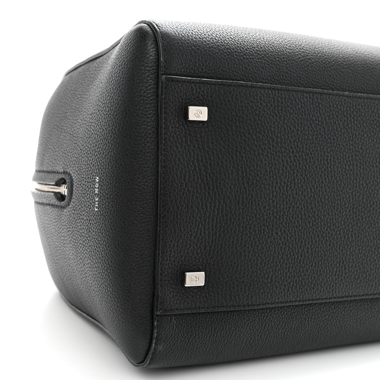 The Row Grained Calfskin The Sporty Bowler 12 Black 10 of 12