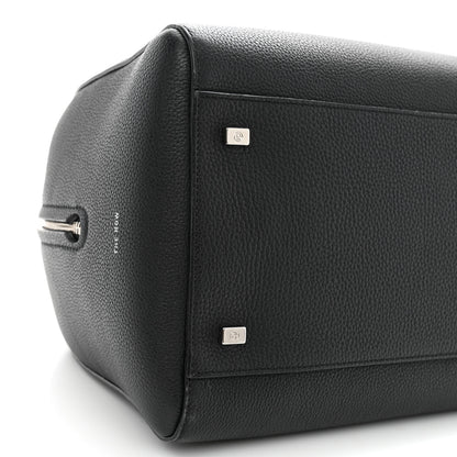 The Row Grained Calfskin The Sporty Bowler 12 Black 10 of 12