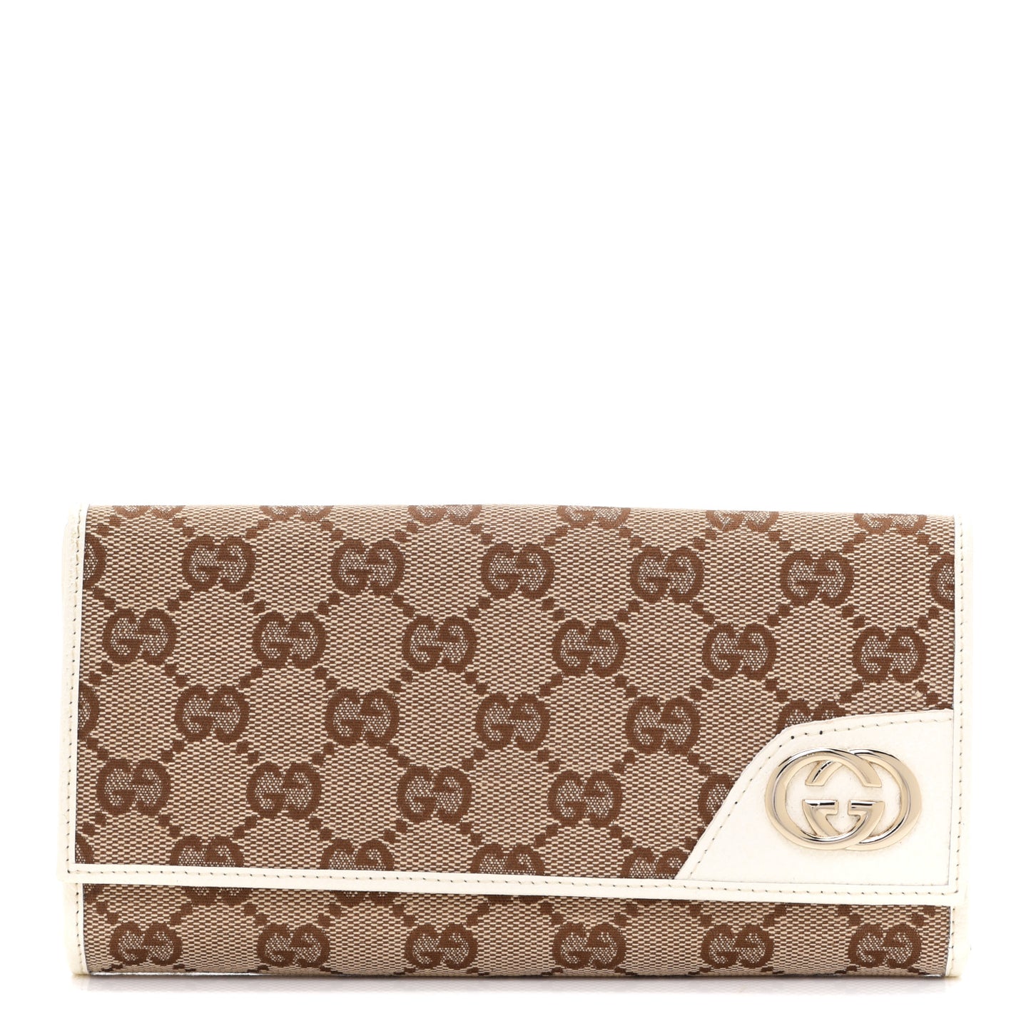 Monogram New Britt Continental Wallet Off White