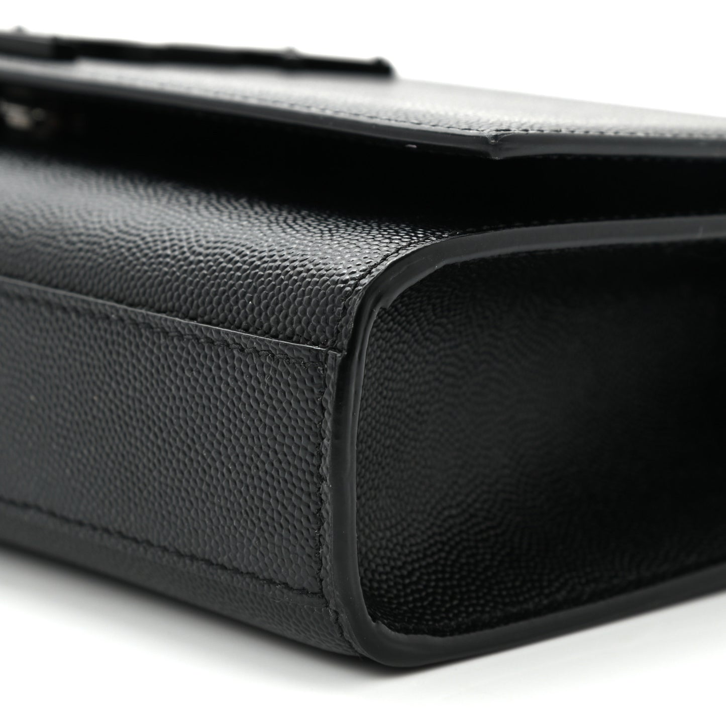 Grain De Poudre Medium Classic Monogram Kate Satchel Black