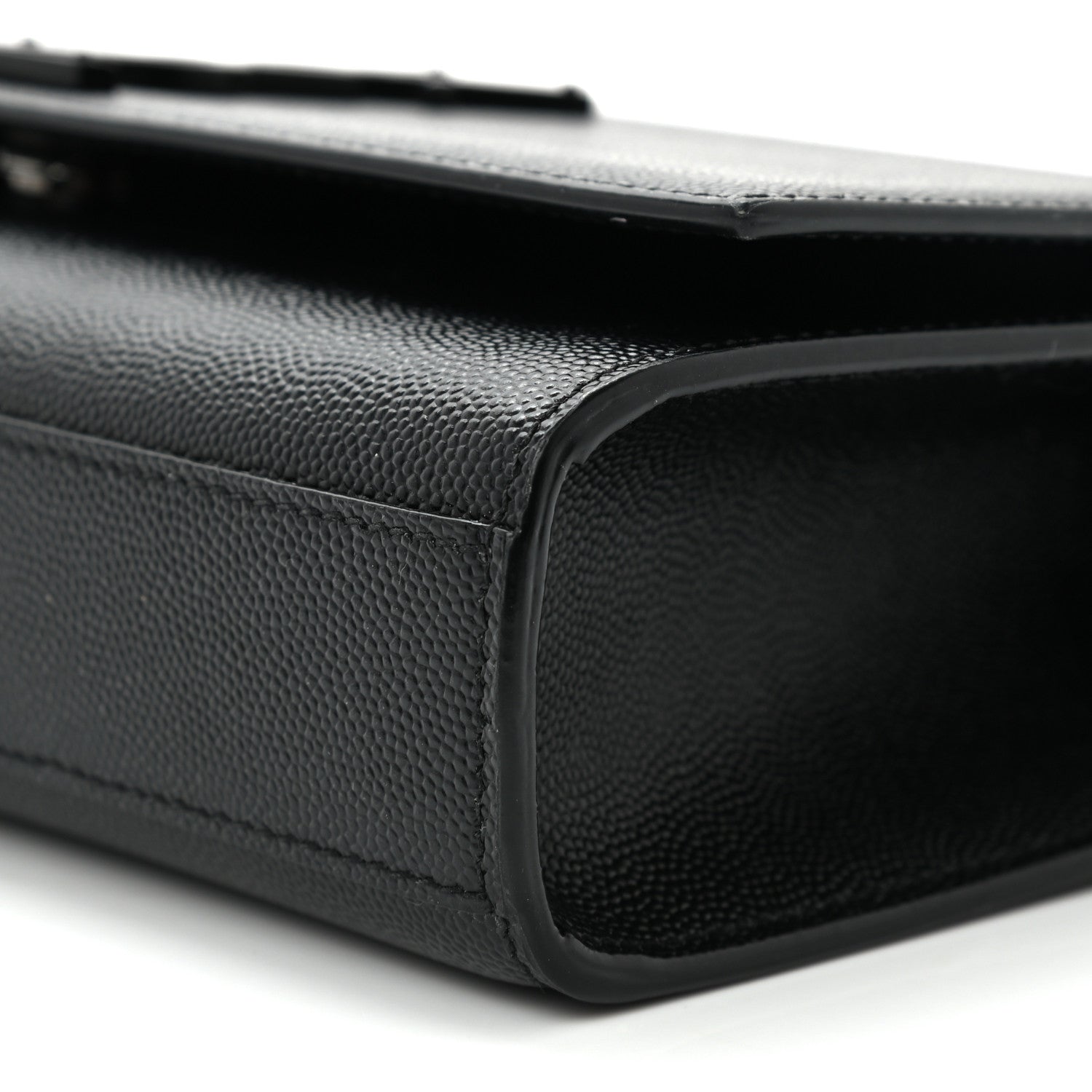 Saint Laurent Grain De Poudre Medium Classic Monogram Kate Satchel Black 8 of 8