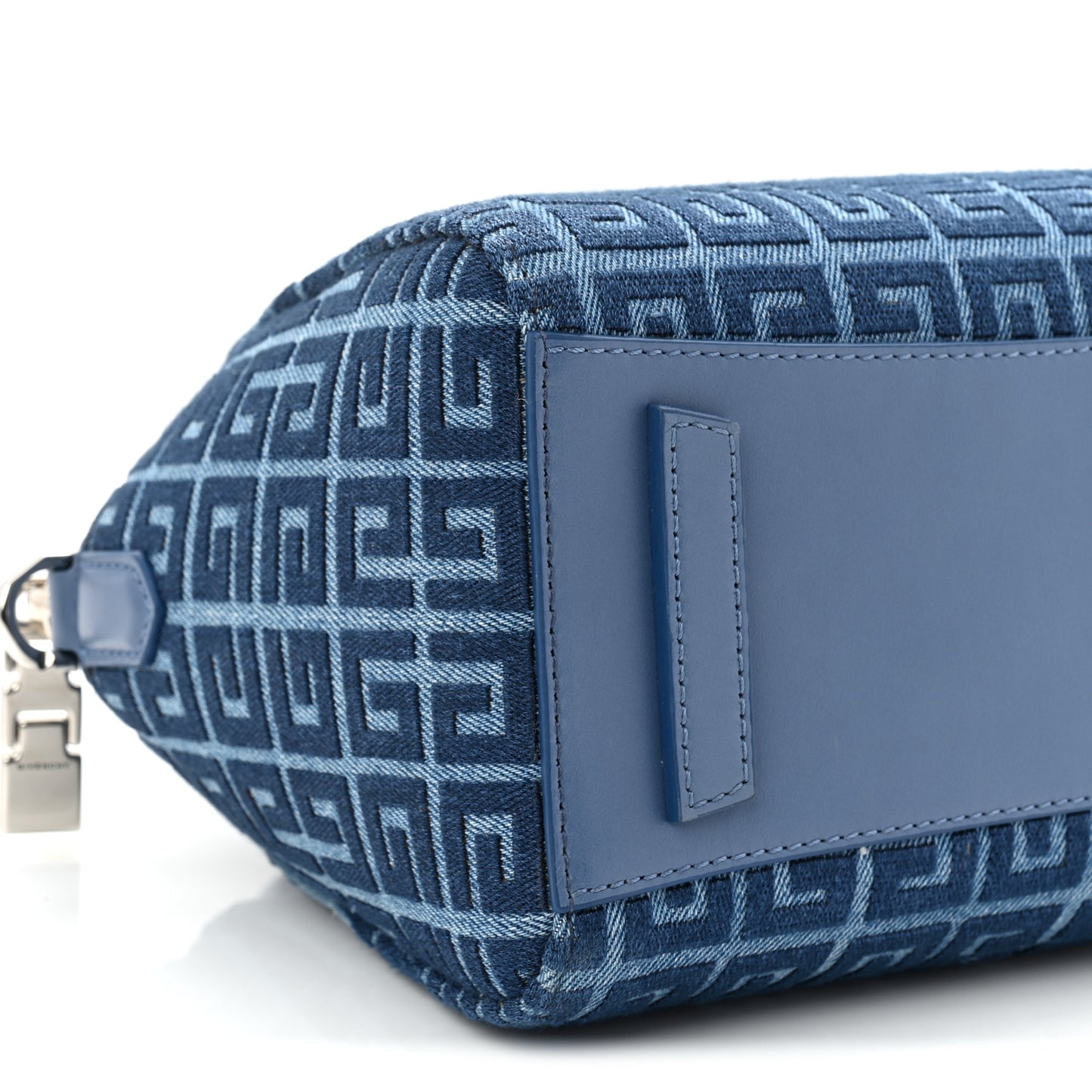 Denim Calfskin 4G Mini Antigona Blue
