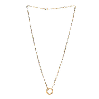 Cartier 18K Yellow Gold 2 Diamond LOVE Necklace 3 of 5