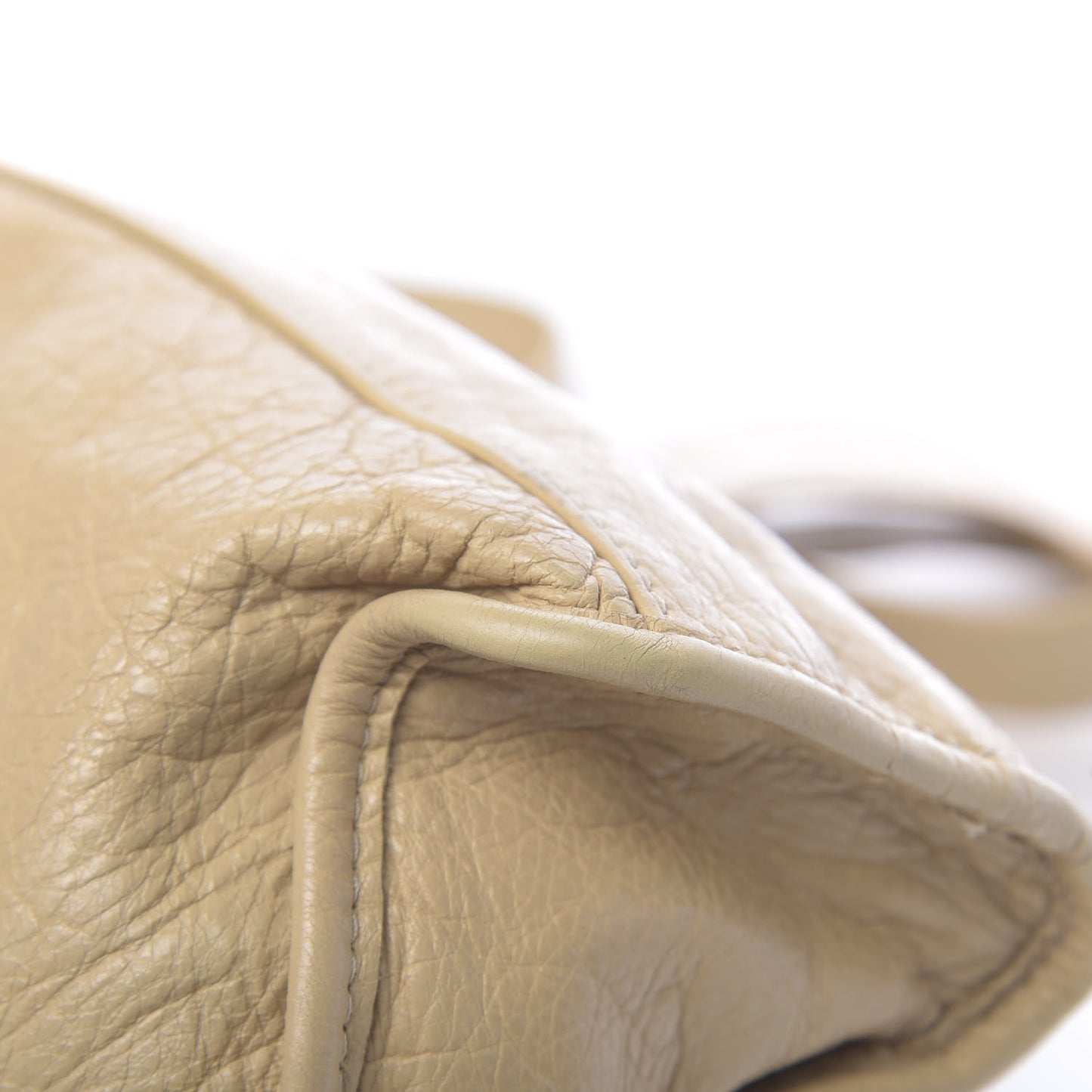 Agneau Giant 12 Gold Hardware Mini City Beige Oryx