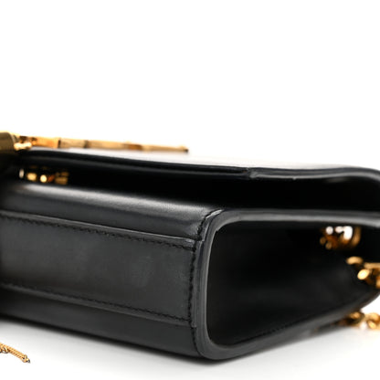 Saint Laurent Smooth Calfskin Small Classic Monogram Kate Tassel Satchel Black 9 of 11