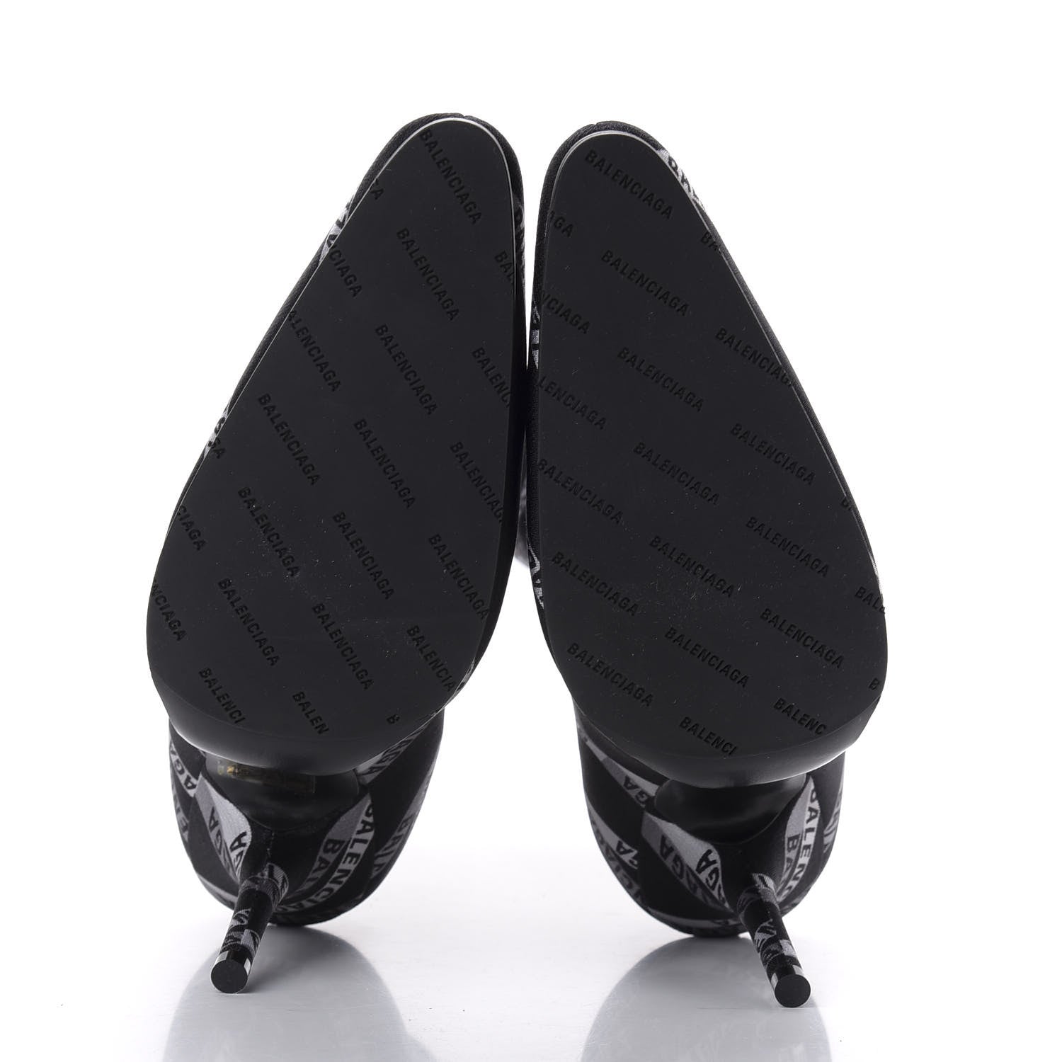 Balenciaga Spandex Losange Monogram 110mm Booties 39 Gris Black 6 of 7