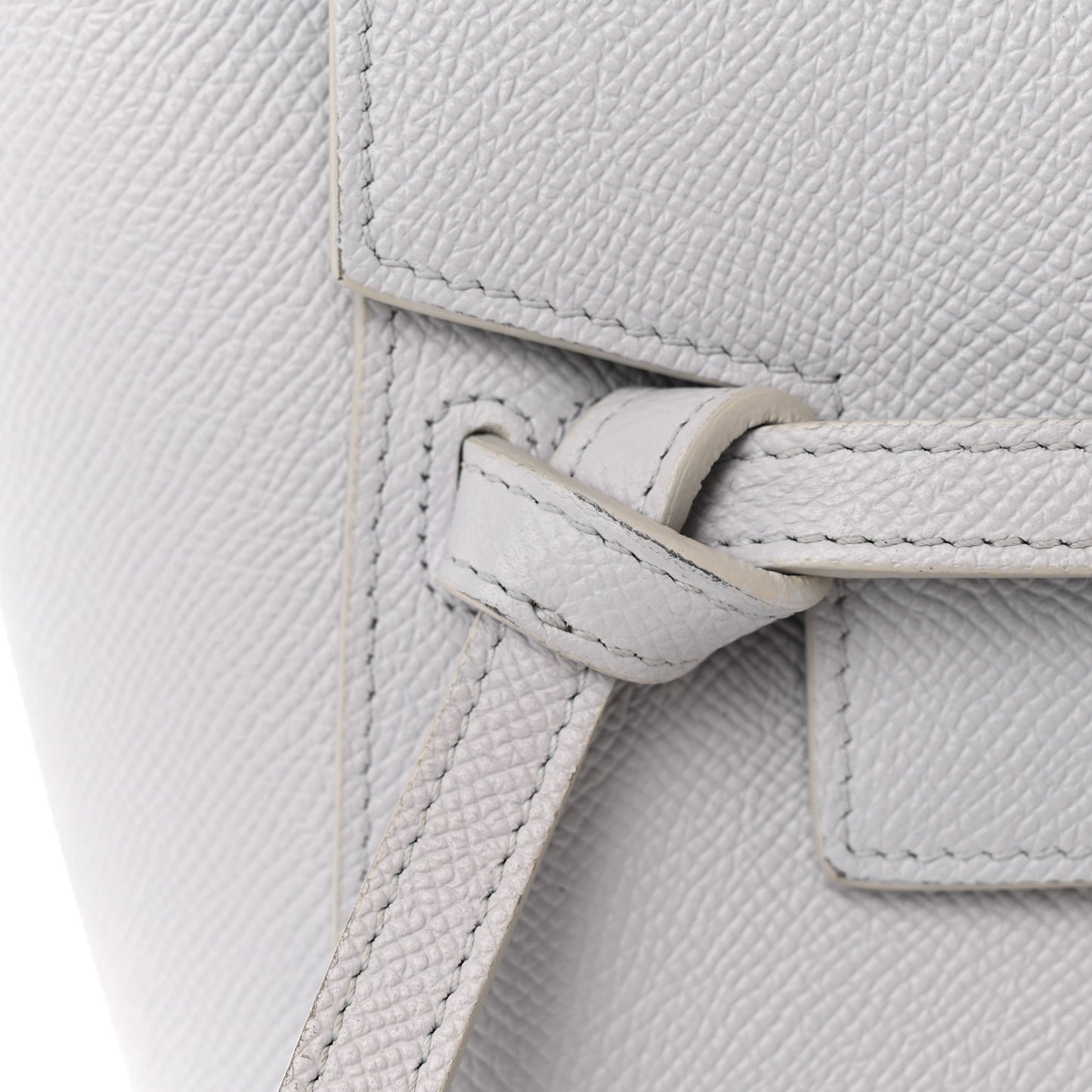 Grained Calfskin Nano Belt Bag Mineral