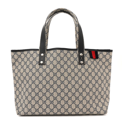 Gucci GG Plus Monogram Medium Signature Web Loop Tote Navy 1 of 12