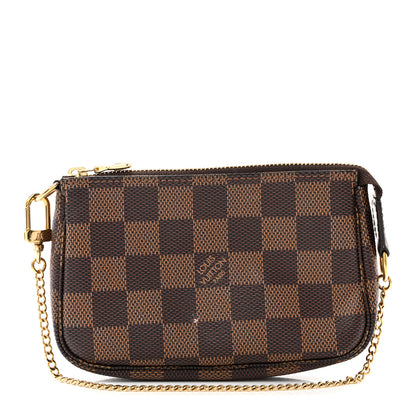 Louis Vuitton Damier Ebene Mini Pochette Accessories 1 of 9