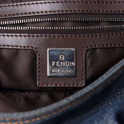 Fendi Denim Mama Baguette Blue 8 of 20