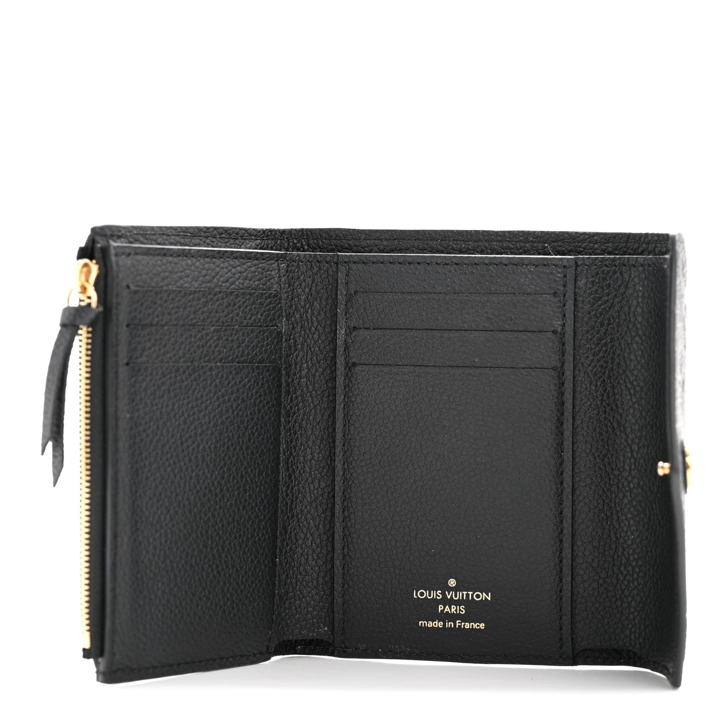 Louis Vuitton Empreinte Victorine Wallet Black 5 of 10