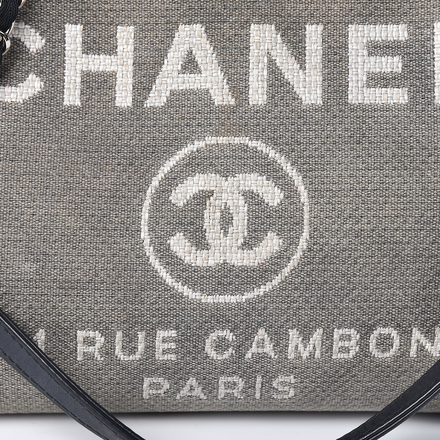 Chanel Canvas Small Deauville Tote Blue 16 of 16
