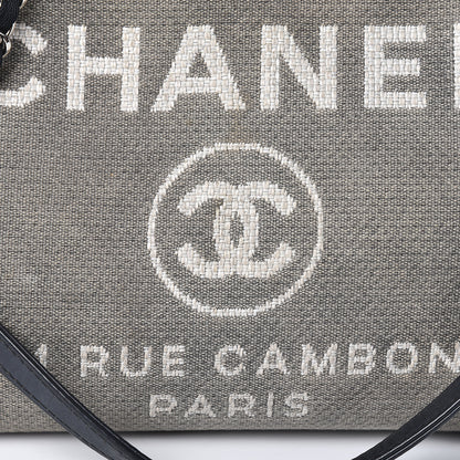 Chanel Canvas Small Deauville Tote Blue 16 of 16