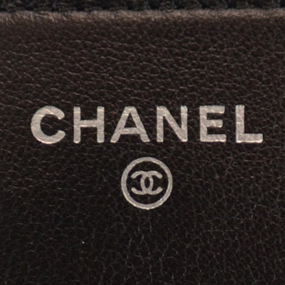 Chanel Patent Quilted Wallet On Chain WOC Black 6 of 9