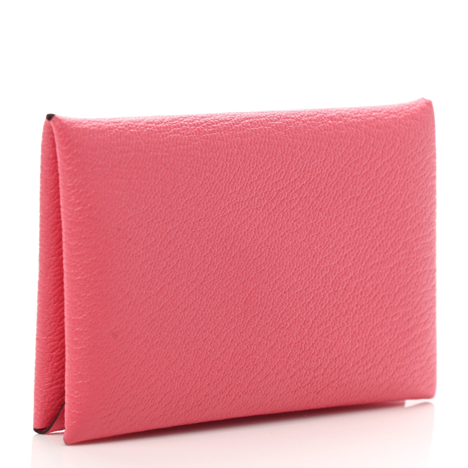Hermes Chevre Mysore Calvi Card Case Rose Lipstick 3 of 7