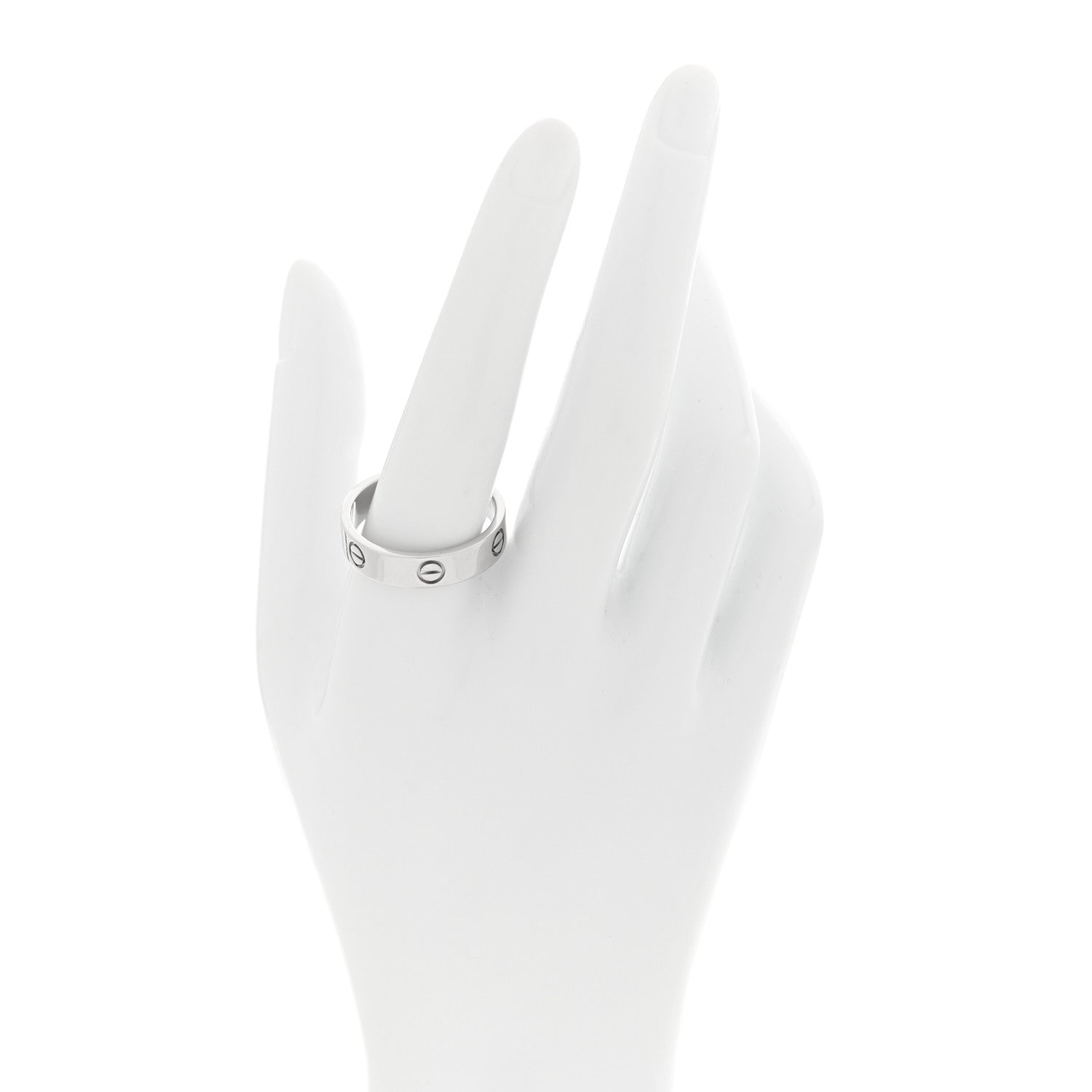 Cartier Platinum 5.5mm LOVE Ring 63 10.5 63 10.5 2 of 4
