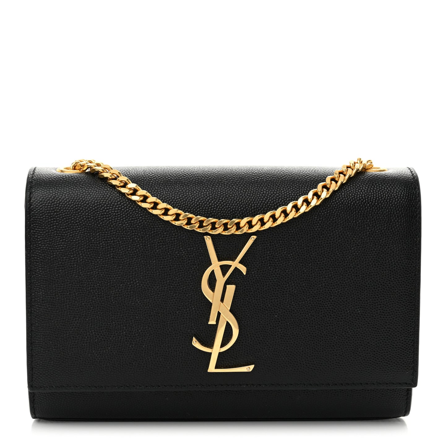 Grain De Poudre Small Monogram Kate Satchel Black