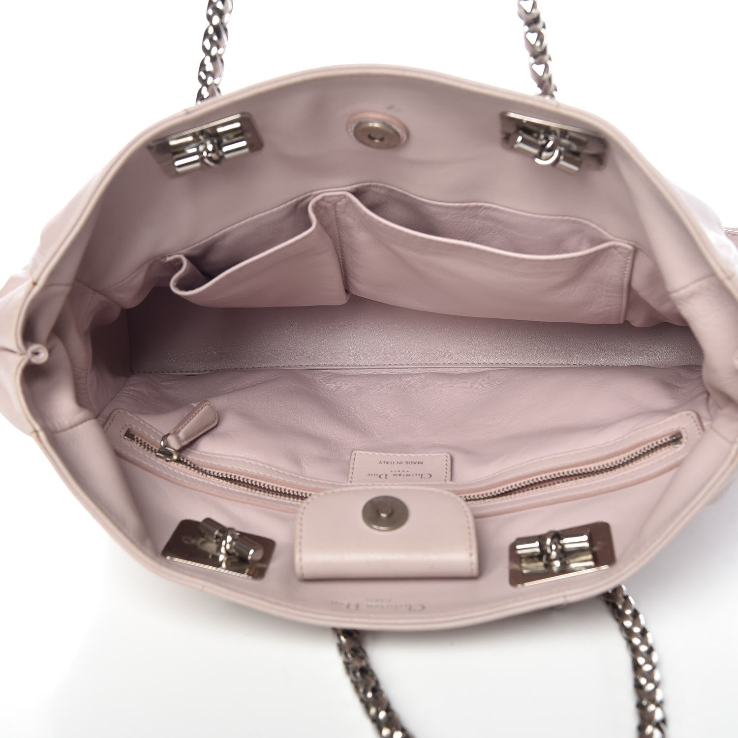 Christian Dior Lambskin Cannage Dior So Dior Tote Pink 5 of 13