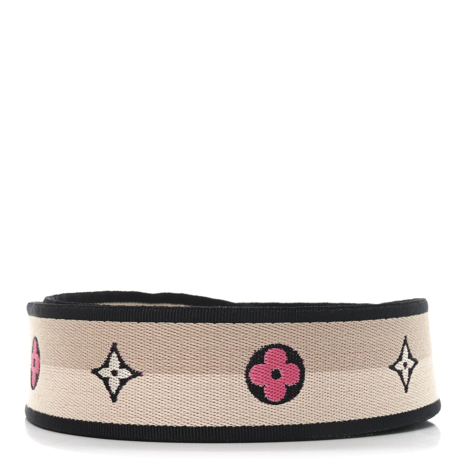 Louis Vuitton Jacquard Diane Shoulder Strap Black 2 of 3